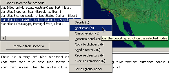 Bootstrap a node. Click to enlarge. Bootstrap node.