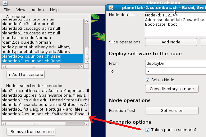 Result of adding node to scenario. Result of adding node to scenario.